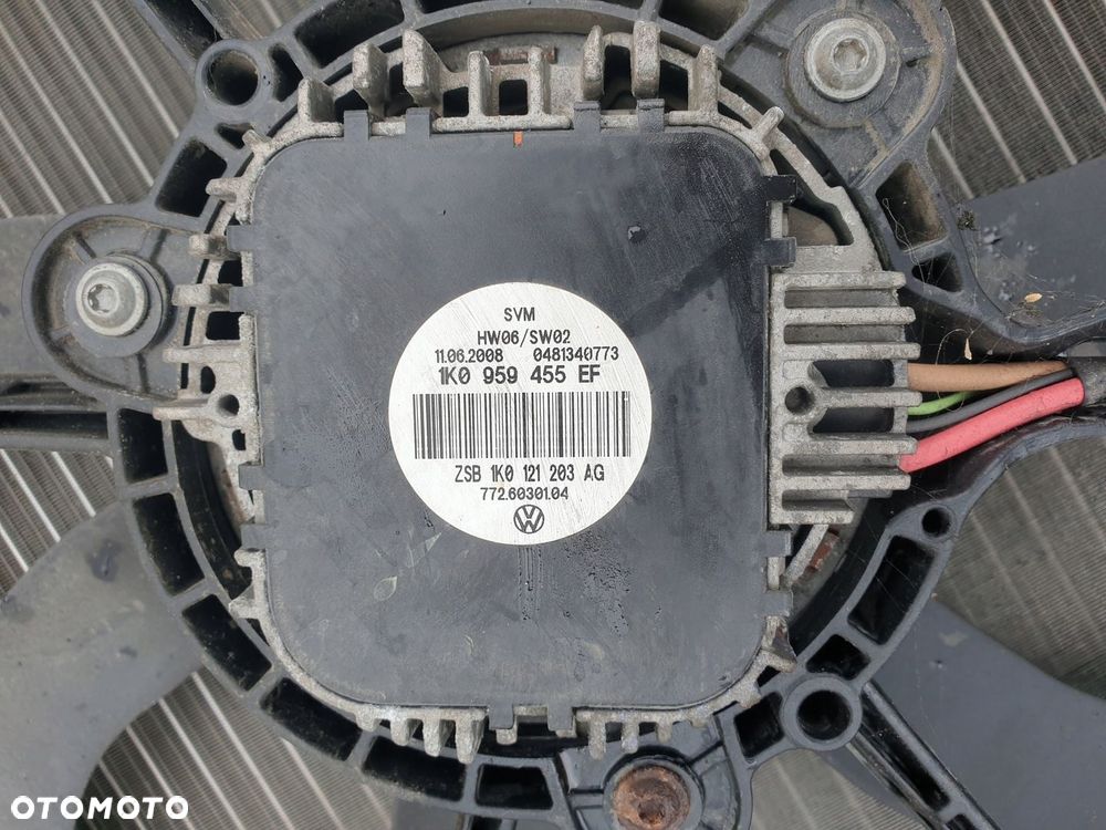 PAS PRZEDNI WZMOCNIENIE CZOŁOWE KOMPLET CHŁODNIC SKODA OCTAVIA II 2007 ROK - 9