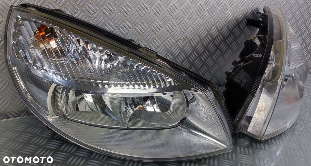 reflektor lampa prawy prawa lewy lewa przód RENAULT SCENIC II 2 03-06 EURO - 2
