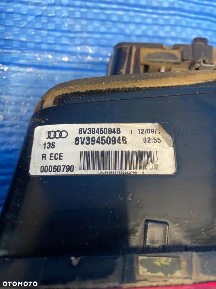 LAMPA LED LEDY TYLNA LEWA PRAWA TYŁ LEWY PRAWY LEDOWA AUDI A3 8V 2015R EUROPA ORYGINAŁ   8V3945093B 8V3945094B 8V3945095D 8V3945096D - 13
