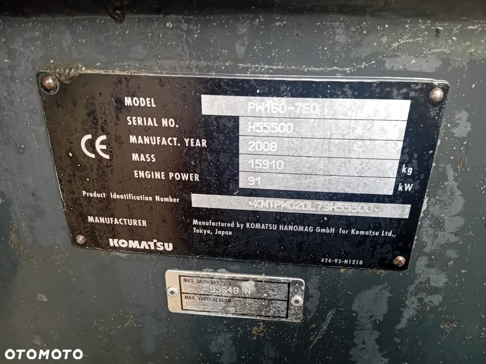 Komatsu PW 160-7EO - 6