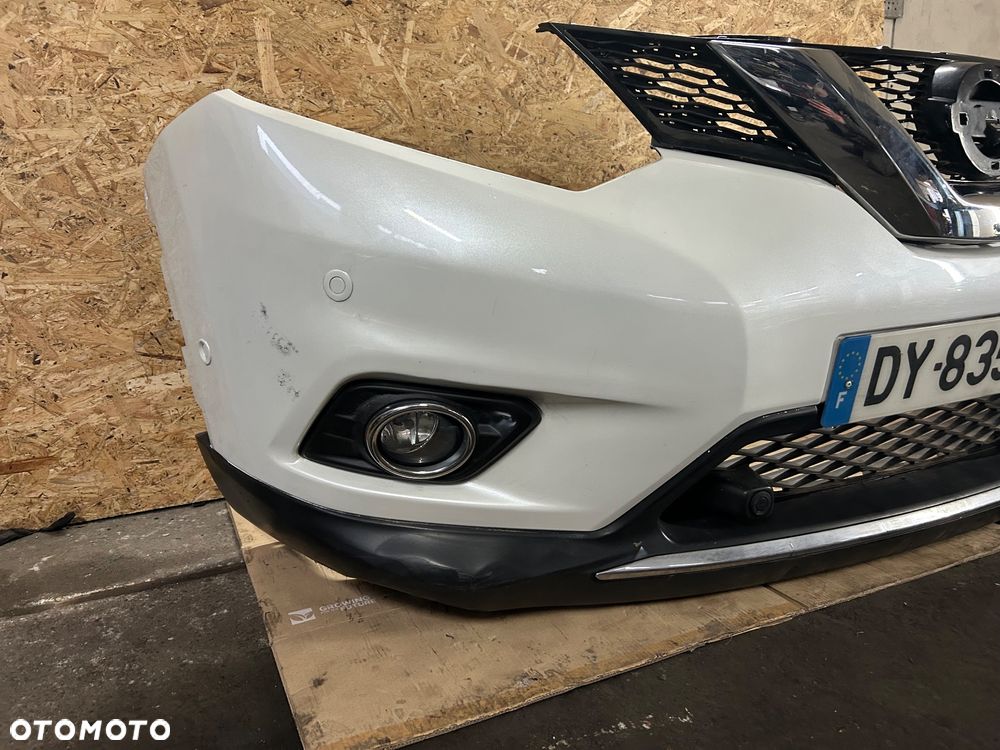 Nissan X-trail III T32 zderzak przód 6x pdc przedni kompletny grill atrapa 2014- kamera perła płyta pod zderzak - 8