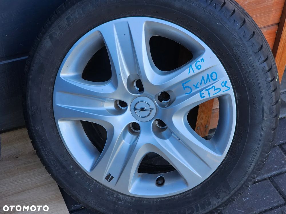 FELGI STALOWE STRUKTURALNE DEKLE OPONY OPEL ZAFIRA A B ASTRA H MERIVA B VECTRA C SIGNUM R16 205/55 5X110 - 4