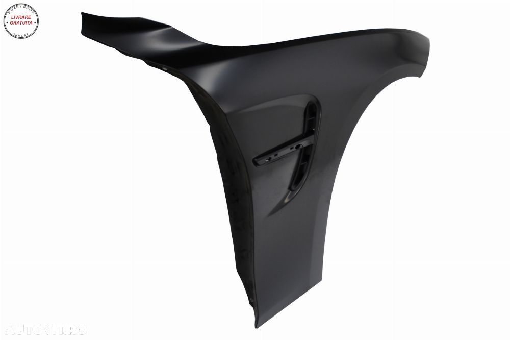 Aripi Laterale BMW 4 Series F32 F33 F36 (2013-02.2017) Ornament Negru M4 Design- livrare gratuita - 4
