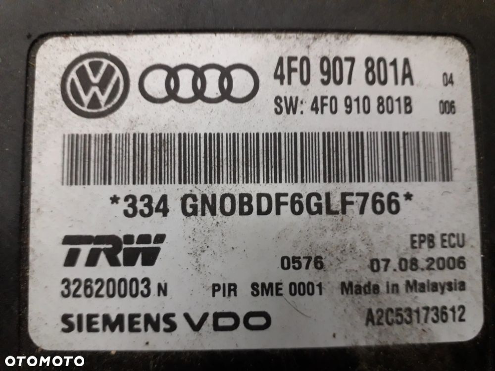 moduł sterownik ręcznego 4F0907801A A6 C6 - 2