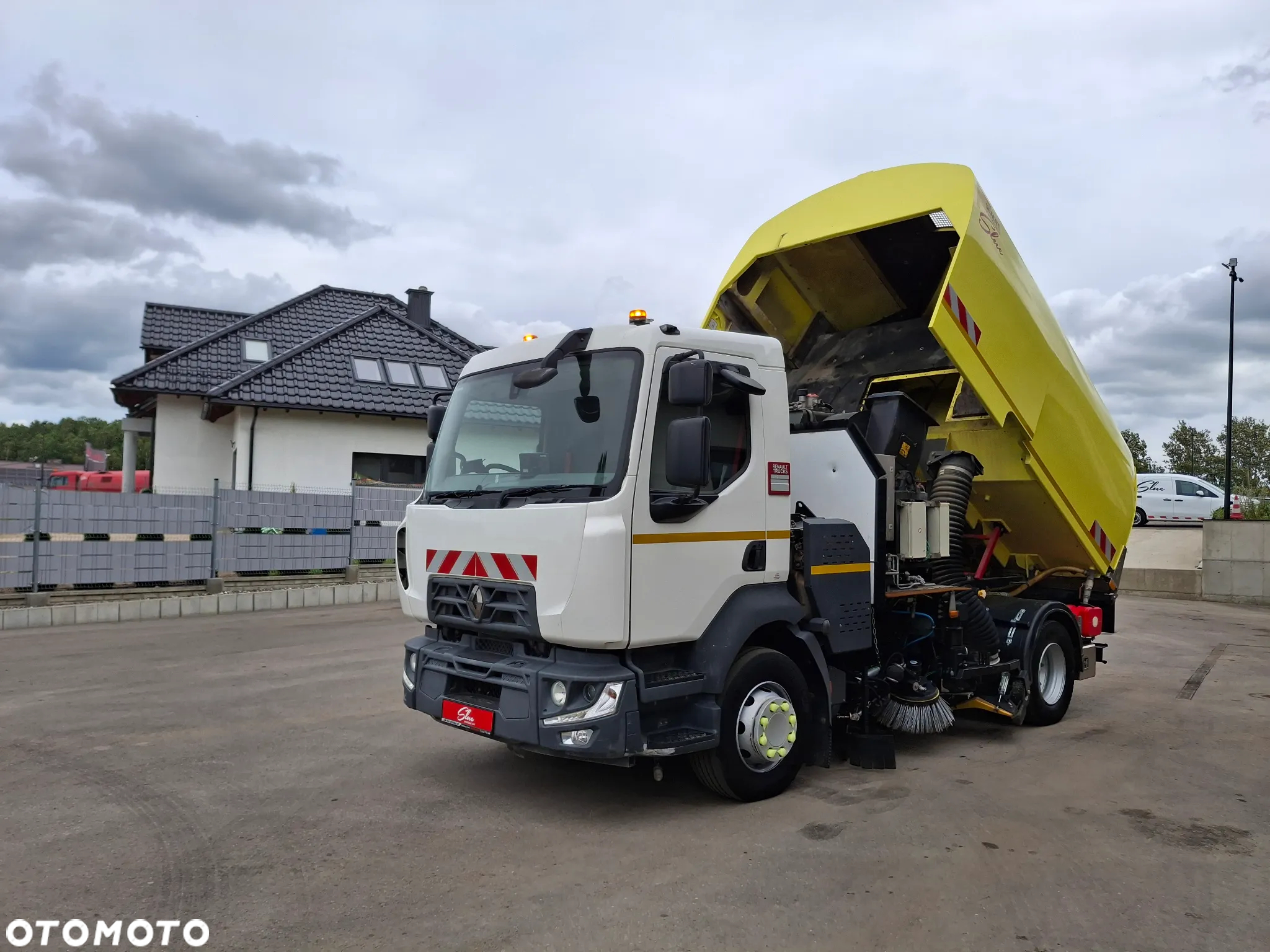 Renault D16 Midlum Zamiatarka SEMAT Zoeller FAUN Karcher Listwy Wysokiego Ciśnienia Szczotki L/R Rura Do Liści 2017r EURO 6 - 10