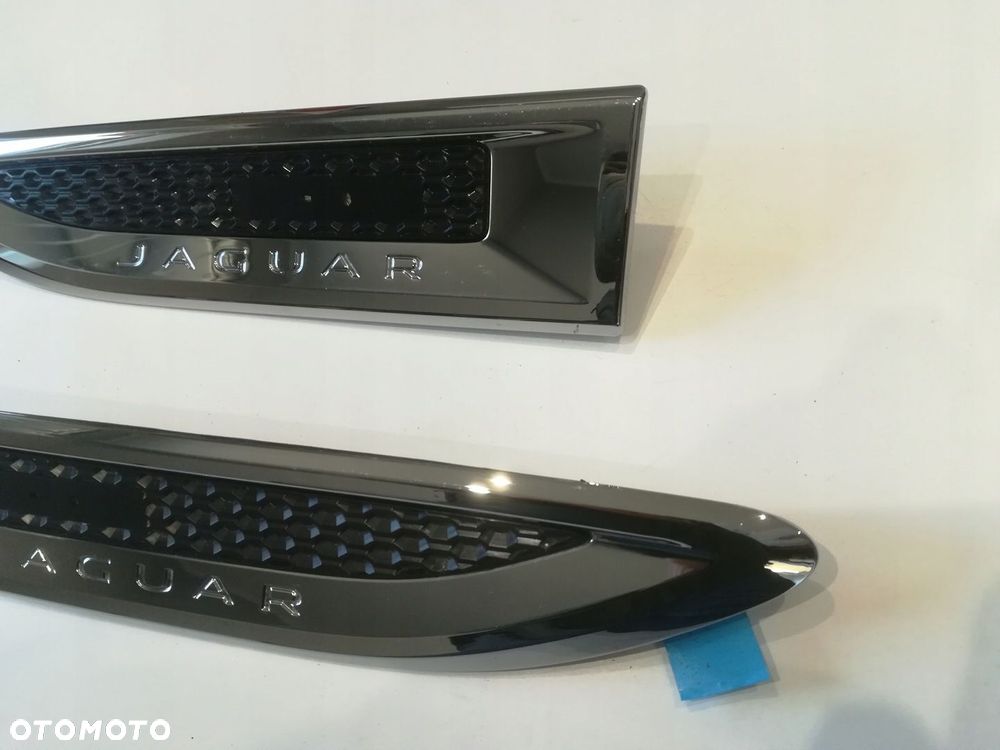 JAGUAR E-PACE X540 LISTWA WLOT BŁOTNIKA CHROM LEWA PRAWA SATYNA KOMPLET ORYGINAŁ - 5