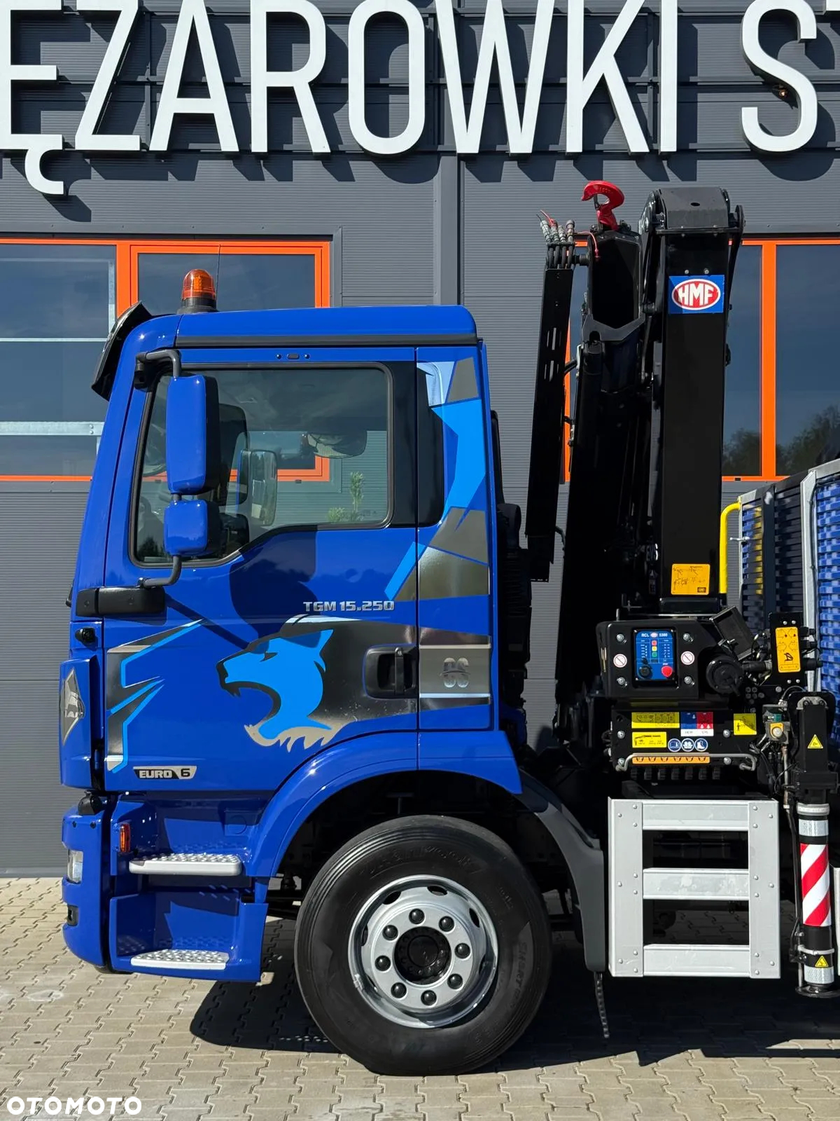 MAN TGM 15.250 skrzynia z żurawiem // E6 // HMF 1420 K1 HDS dzwig kran crane budowlanka - 26