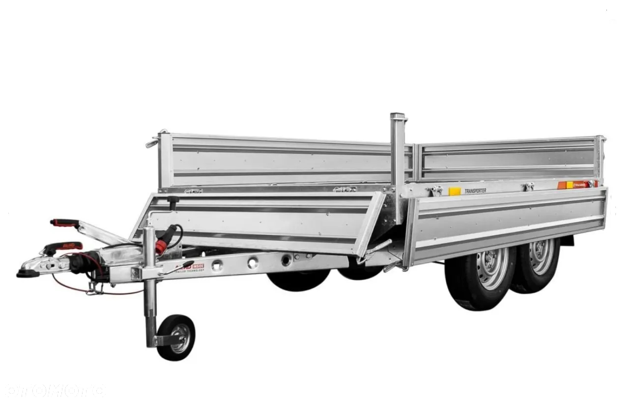 TEMARED TRANSPORTER 2515/2C DMC 2000KG burty dmontowalne przyczepa platforma uniwersalna - 4