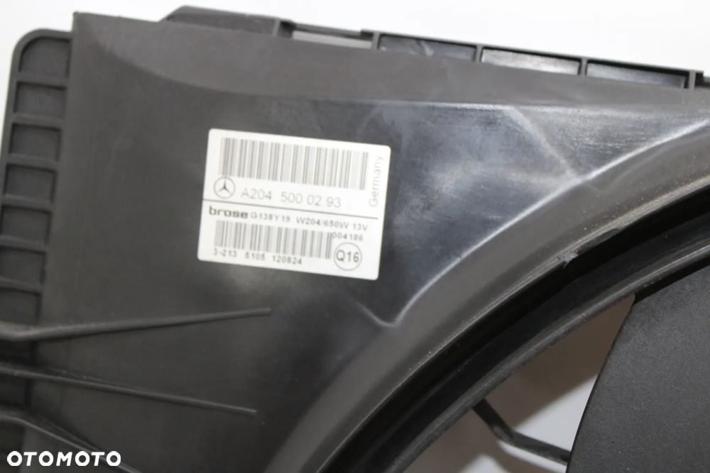 Wentylator chłodnicy OE Mercedes CLS W218 C218 A2045000293 A2045400788 - 3