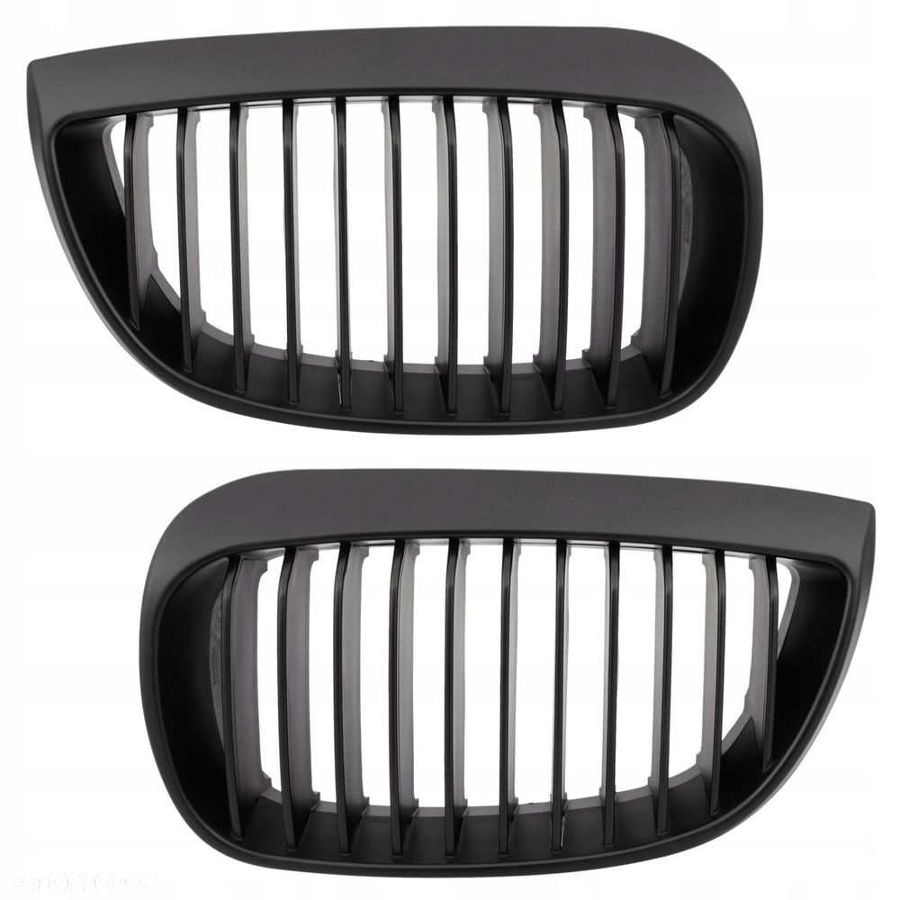 Atrapa Grill Nerki kpl Tuning Black Mat Bmw 1 e81 e82 e87 e88 2004-2007 - 1