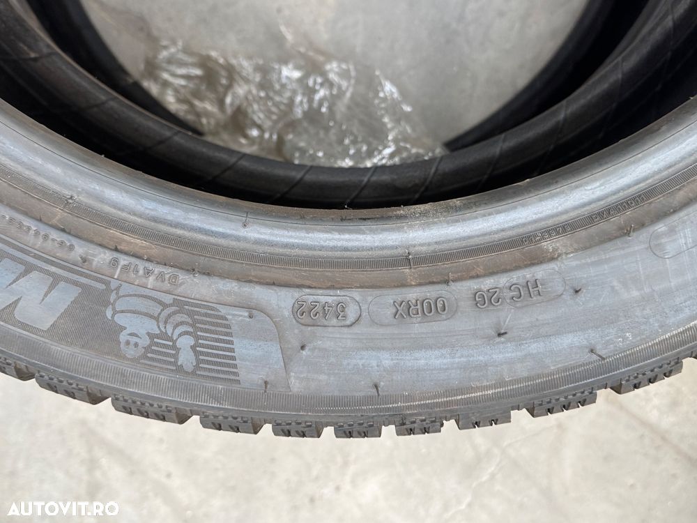 Vând 4 anvelope 205/55/19 Michelin de iarnă ca noi - 8