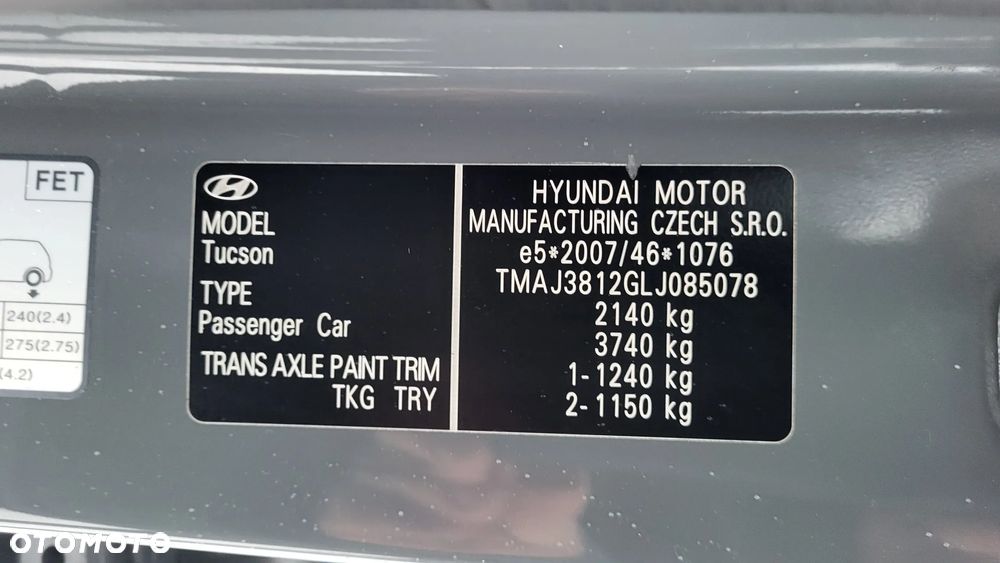 Hyundai Tucson 1.6 T-GDi N Line 2WD DCT - 2