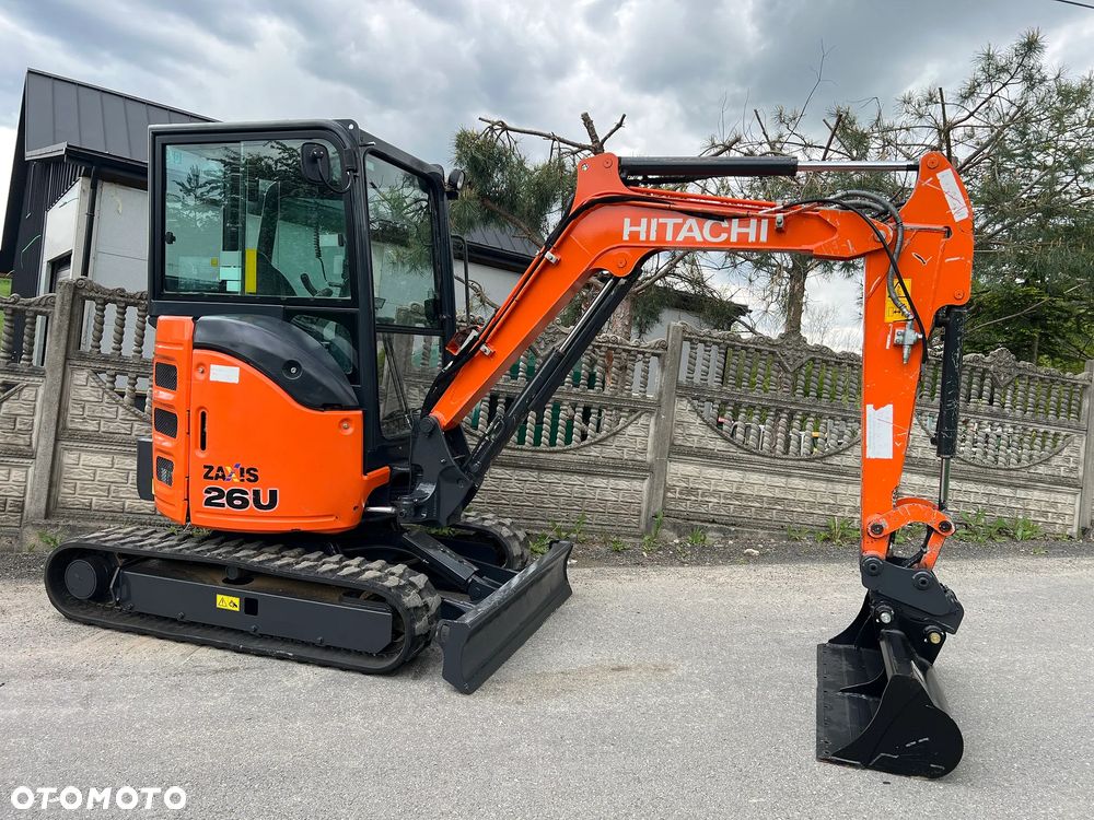 Hitachi ZAXIS 26U | Minikoparka | HITACHI ZX26 U | 3 Tony | Zerowy Obrys | Szybkozłącze Hydrauliczne | Stan IDEALNY | Mini Koparka | - 1