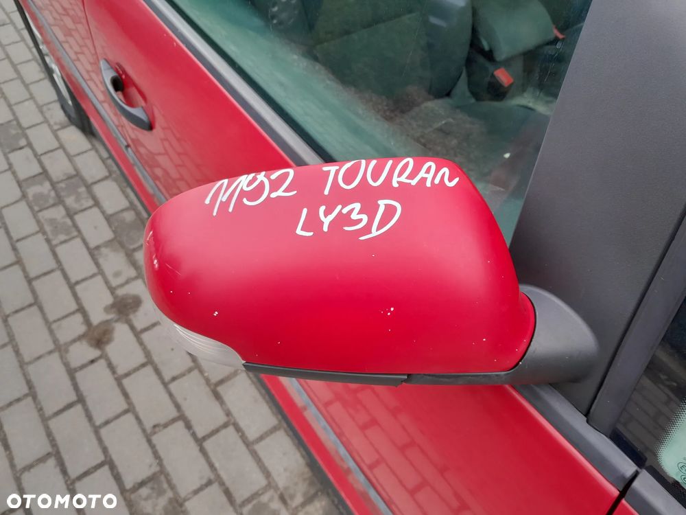 VW TOURAN LUSTERKO PRAWE PRZEDNIE KOLOR: LY3D - 4