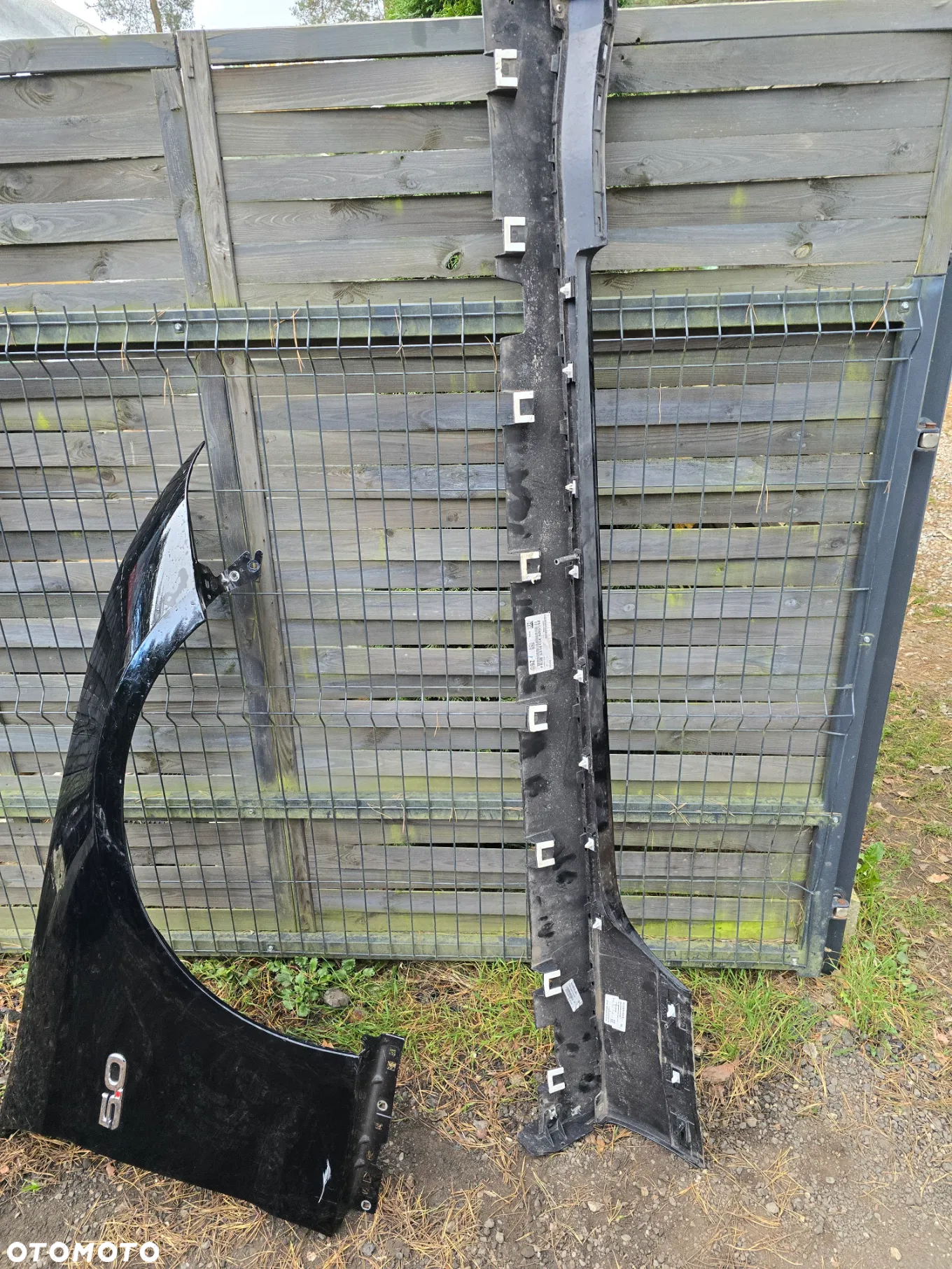 Mustang VI lift błotnik prawy ładny oryginał próg listwa - 6