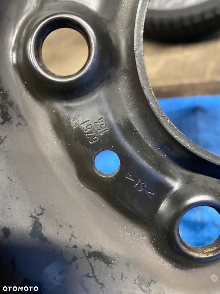 KOŁA KOŁO FELGA STALOWE 6,5J 16" 5X120; 72,6mm KOMPLET  OPONY CAŁOROCZNE RUNFLAT GOODYEAR 5,4mm  KOŁPAKI OE BMW 1 SERIA E81 E87  3 SERIA E36 E46 E90 E91 ITP. - 21