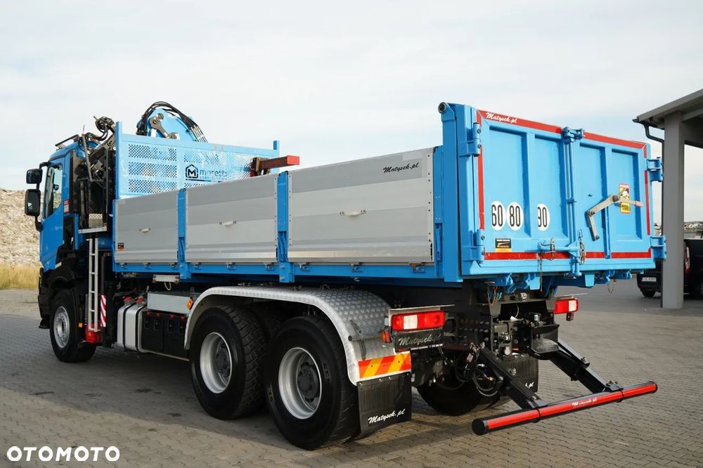 Renault C 430 / 6X4 / WYWROTKA 5.5 M + HDS ATLAS 240.2 A5 / WYSIĘG 14.5 M / MAX UDŹWIG 4520 KG / STEROWANIE RADIOWE / ROTATOR / WIDŁY DO PALET / 2020 ROK - 10