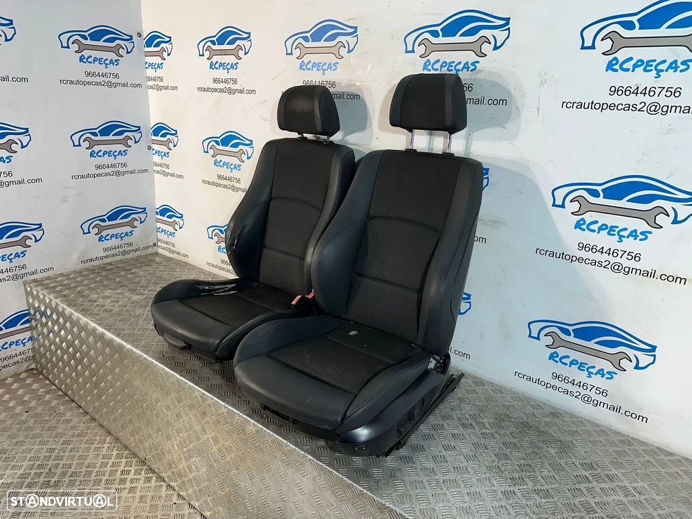 .Conjunto Bancos Elétricos Pele Tecido Originais Pack M BMW Serie 1 E87 5 Portas 2004 - 2012 - 10