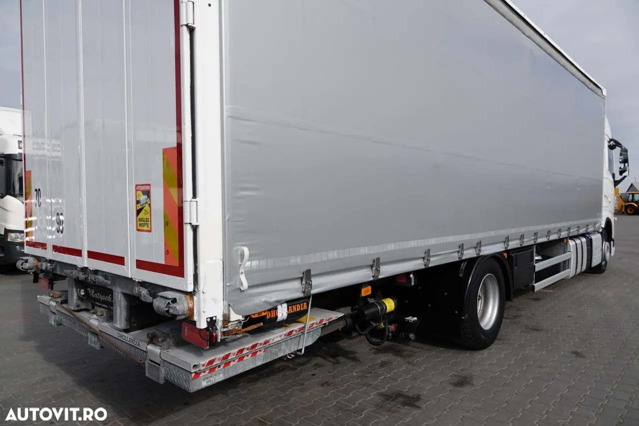 Volvo FH 420 / 4x2 / SOLÓWKA / PERDEA 9,10 M / AER CONDIȚIONAT PARCARE / LIFT DHOLLANDIA 2000KG / CONTRACTUL DE SERVICE POSTĂ - 9
