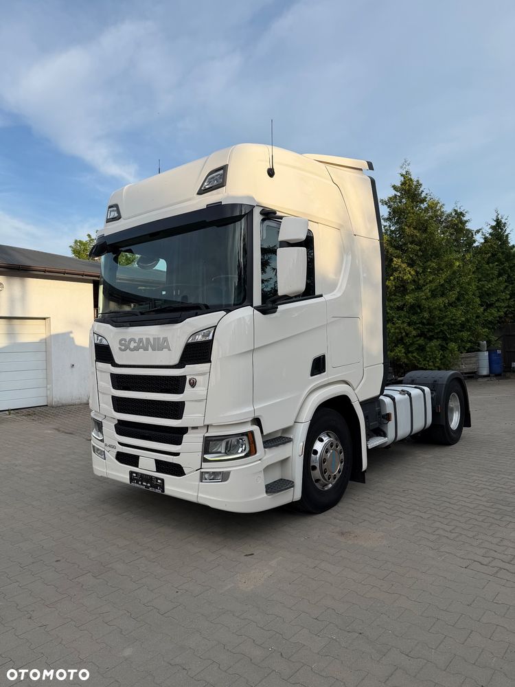 Scania R450 / cała na poduszkach / klimatyzacja postojowa / z Niemiec / Hydraulika / ADR / FULL LED / Alufelgi - 2