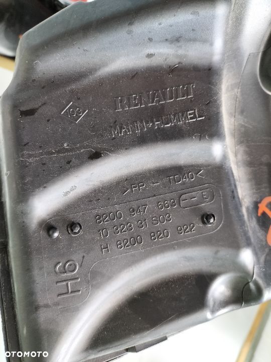 RENAULT MEGANE III 1.4TCE 8200947663 OBUDOWA FILTRA POWIETRZA PRZEPŁYWKA - 3