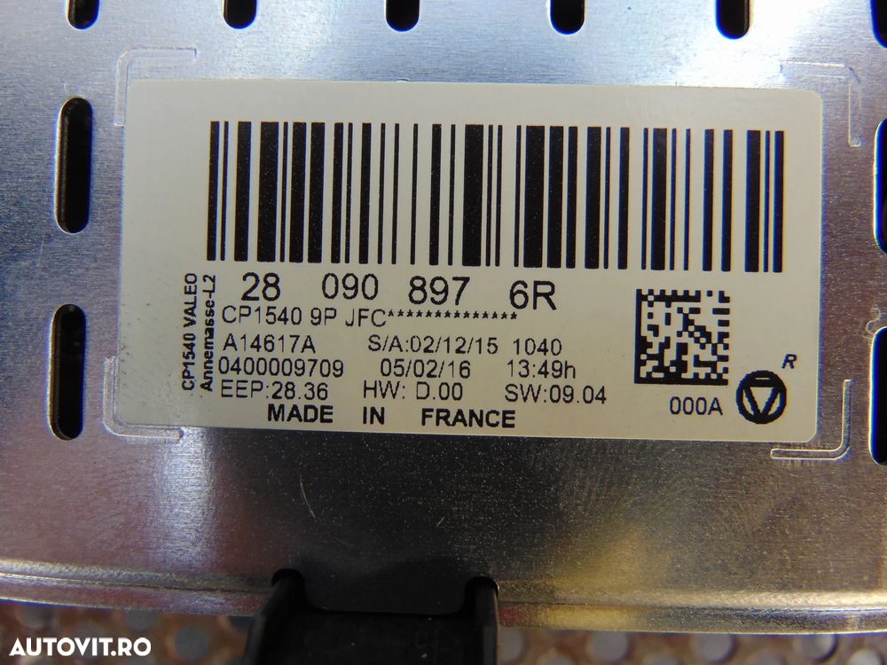 Display Navigatie Renault Espace 5 cod 280908976r megane 4 Talisman - 4