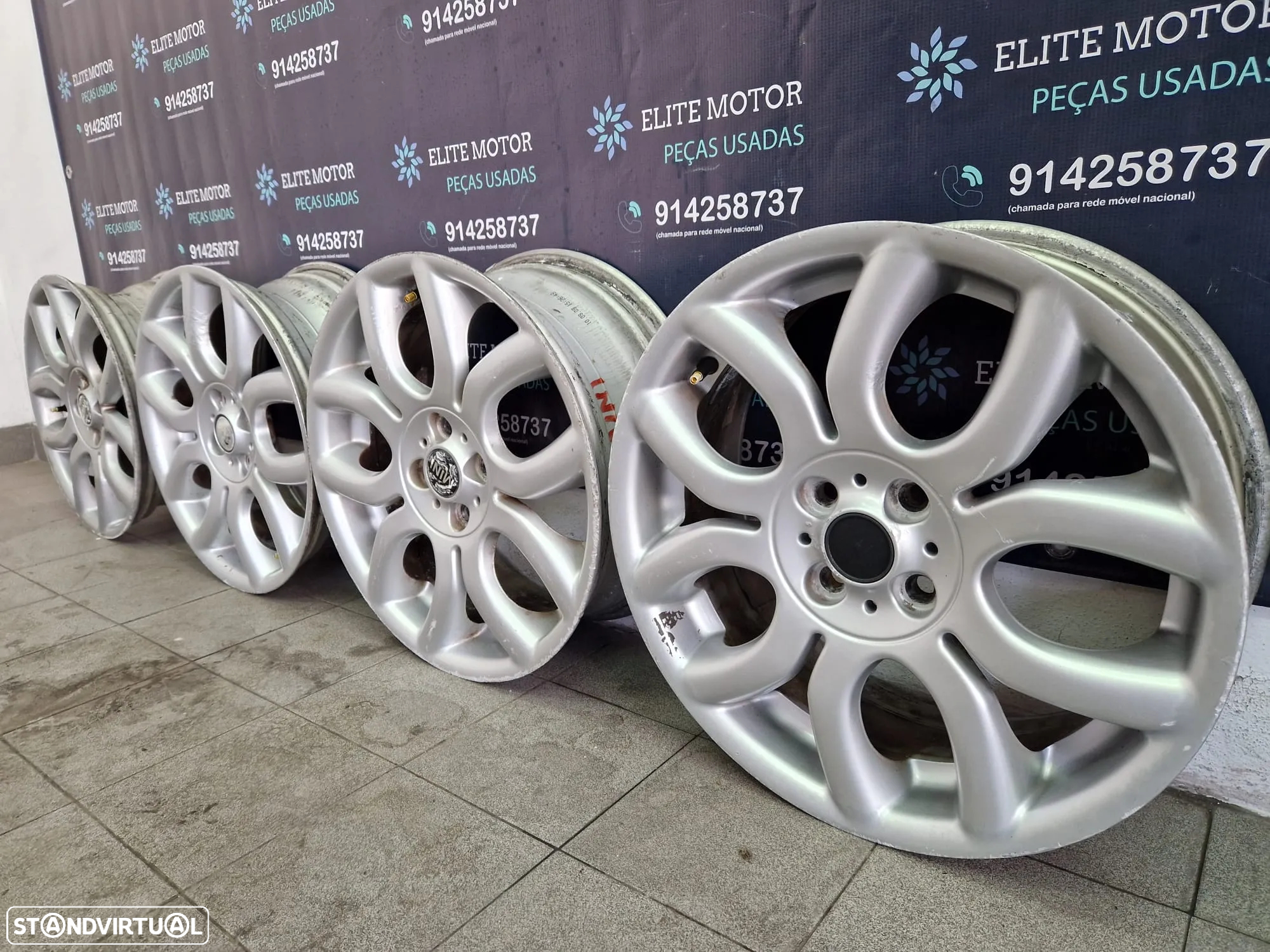 Jantes usadas MINI COOPER R56 17 Flame Spoke 4x100 R55 R57 R53 - 3