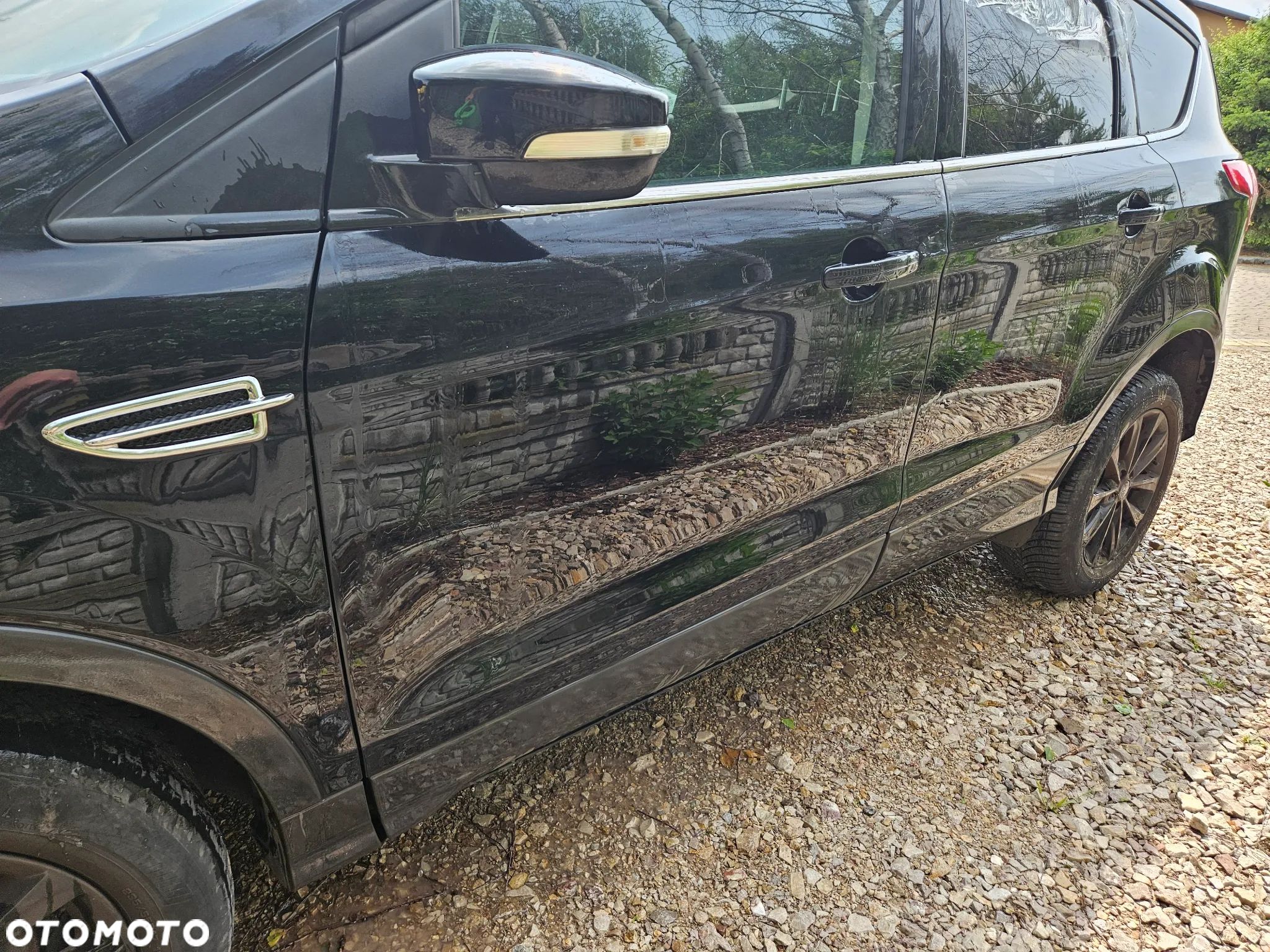 DRZWI LEWE PRAWE FORD KUGA MK2 ESCAPE FD CZARNE  13-19R B.ŁADNY RADOM - 1