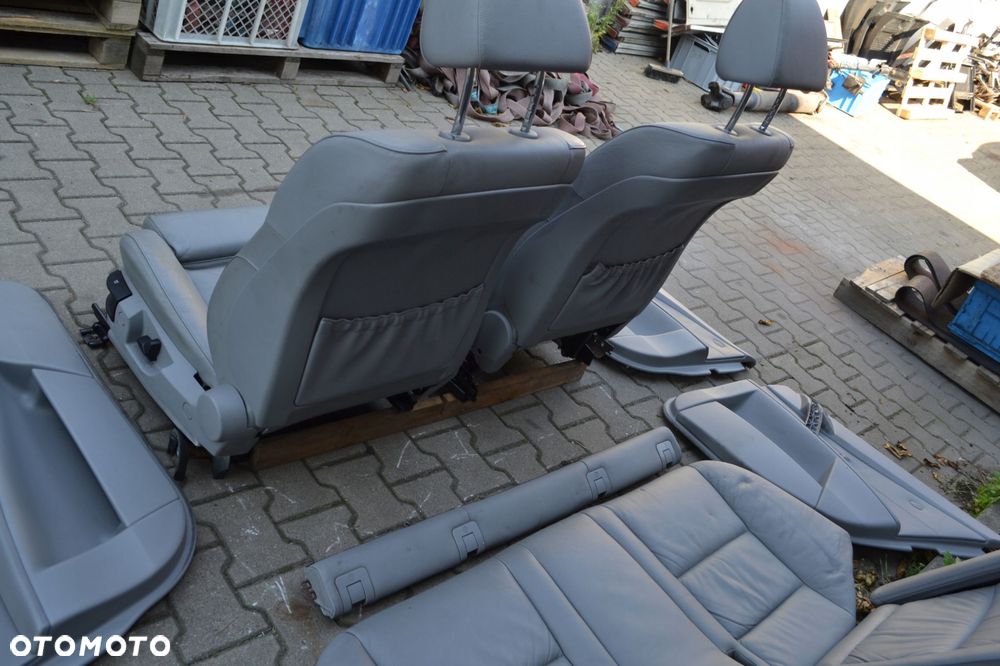 BMW E61 FOTELE SKÓRY KANAPA BOCZKI MPAKIET KOMPLET ANGLIK podgrzewane - 10
