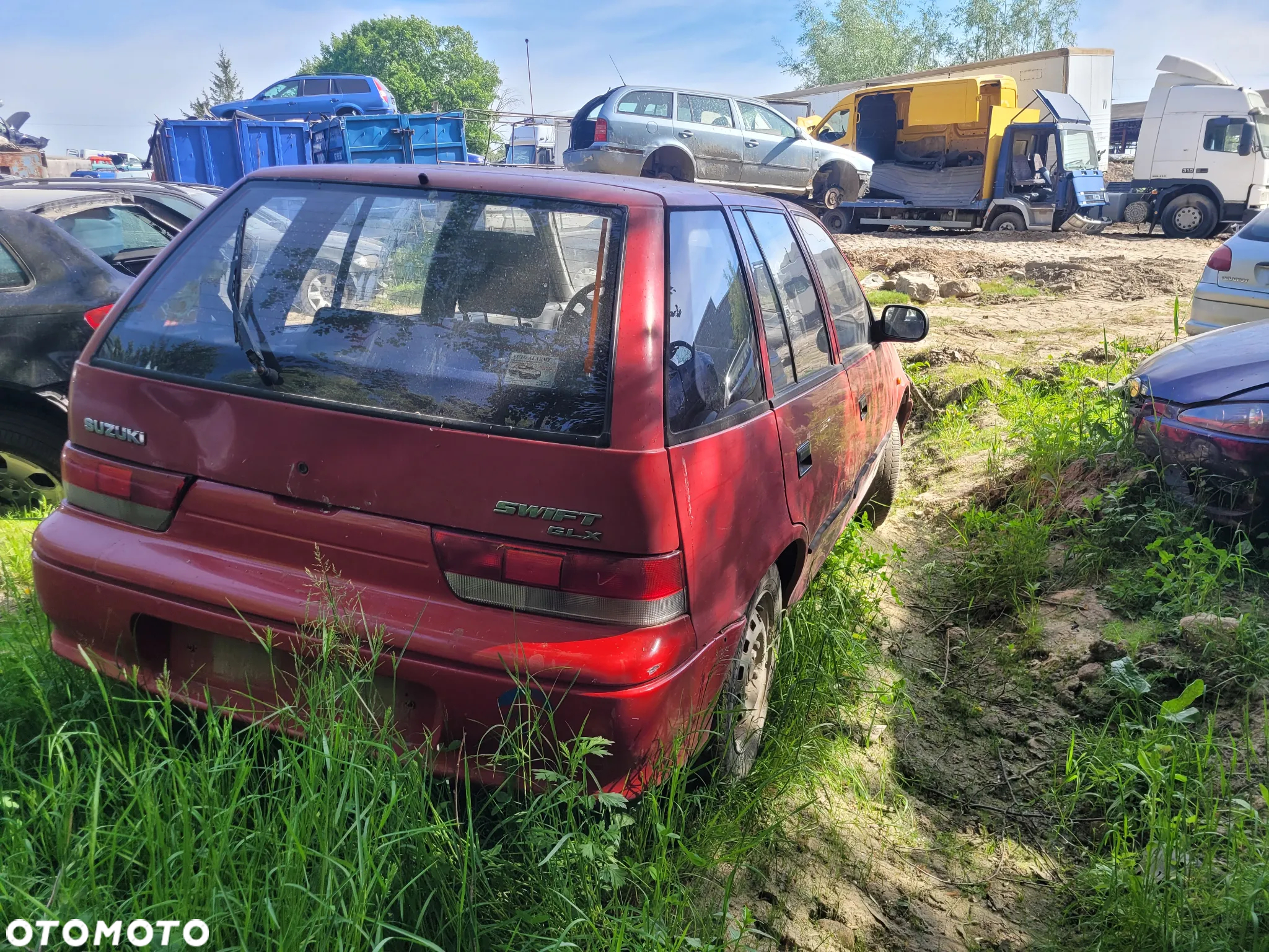 SUZUKI SWIFT II maska pokrywa silnika klapa bagażnika zderzak lampa reflektor pas przedni stop lampy halogeny - 4