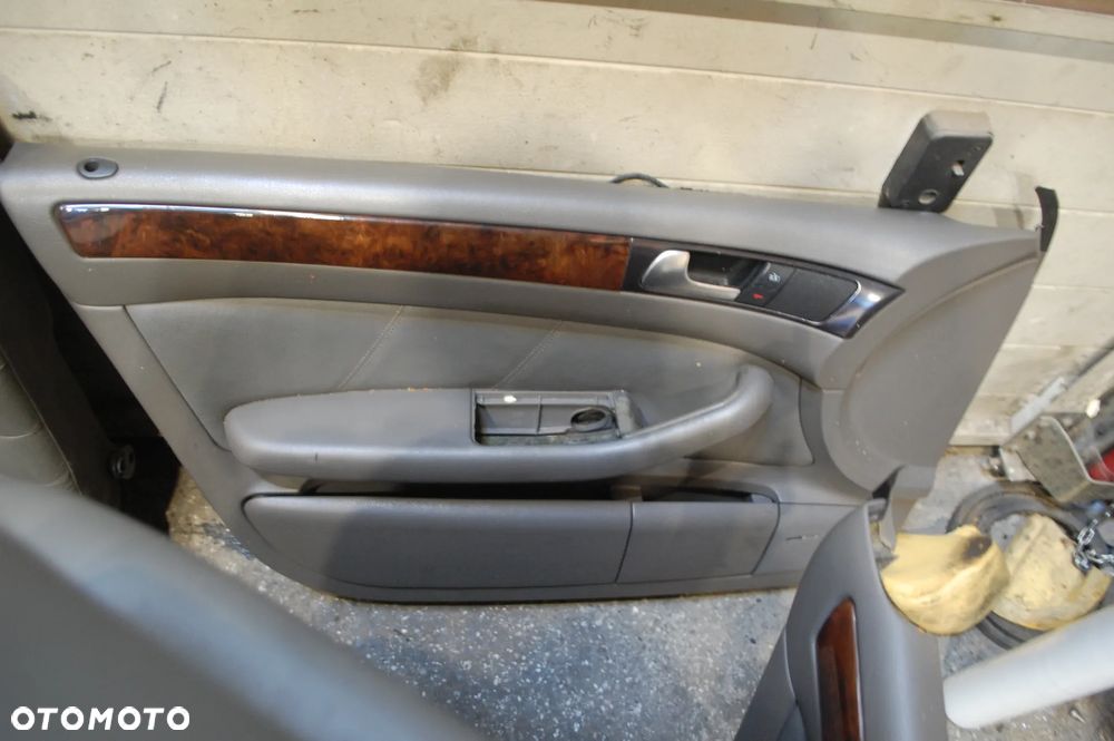 FOTELE SKÓRZANE PRZÓD + TYŁ + BOCZKI TAPICERKA AUDI A6 C5 KOMBI BOSE ELEKTRYCZNE GRZANE - 3