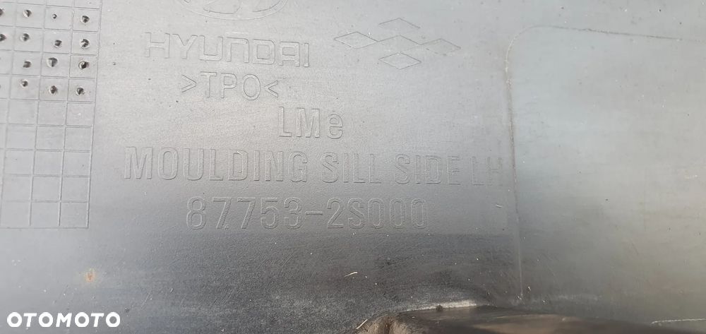 Listwa progowa osłona progu lewa Hyundai IX35 87753-2S000 - 6