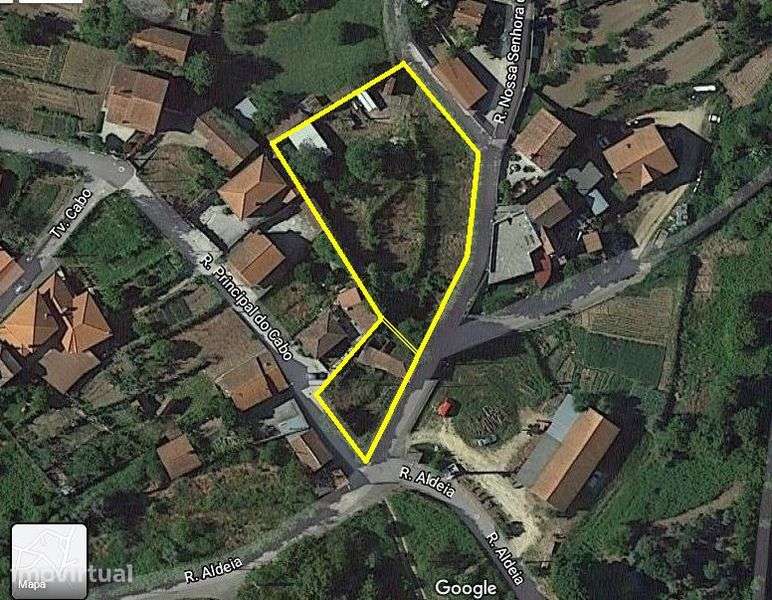 Moradia para reconstrução e Quinta com barracão, canastro e poço. - Grande imagem: 3/11