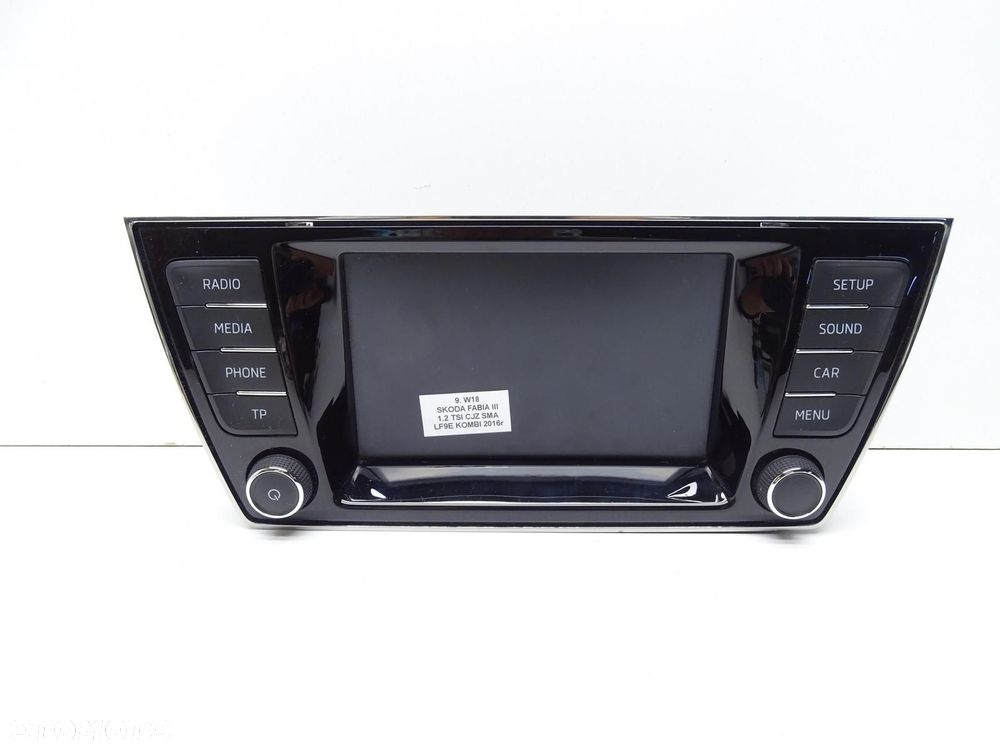 RADIO RADIOODTWARZACZ CD NAVI NAWIGACJA 6V0919604B SKODA FABIA III - 1