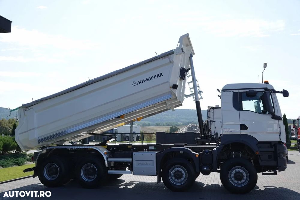 MAN TGS 41.480 / 8x8 / BASCULANĂ SPATE / MANUAL / NOU NOU / KH-KIPPER / - 10
