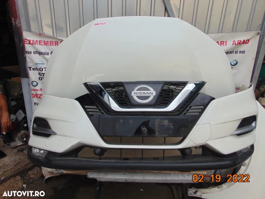 Fata completa Nissan qashqai 2017-2021 bara faruri capota aripi radiatoare ventilator trager far ar - 2