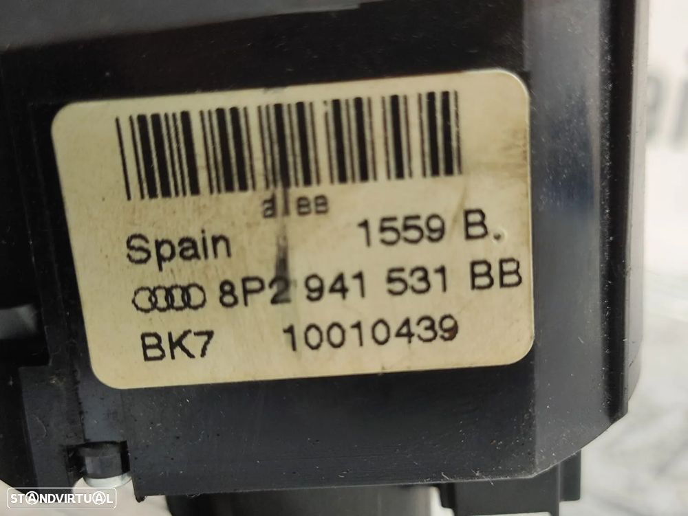 COMUTADOR DE LUZES ORIGINAL AUDI A3 8P SPORTBACK - 7