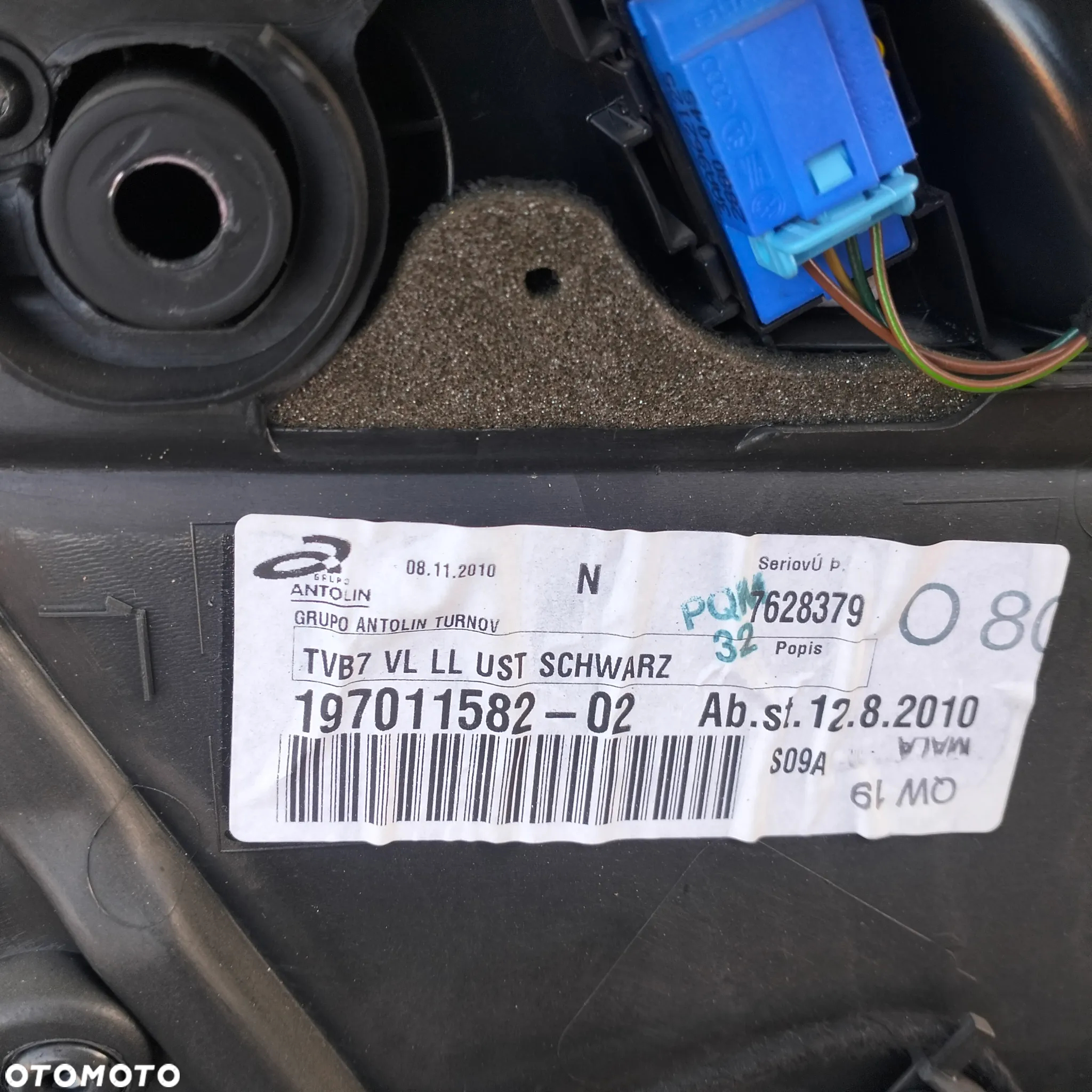 VW PASSAT B6 TAPICERKA DRZWI LEWA PRZÓD KIEROWCA - 6
