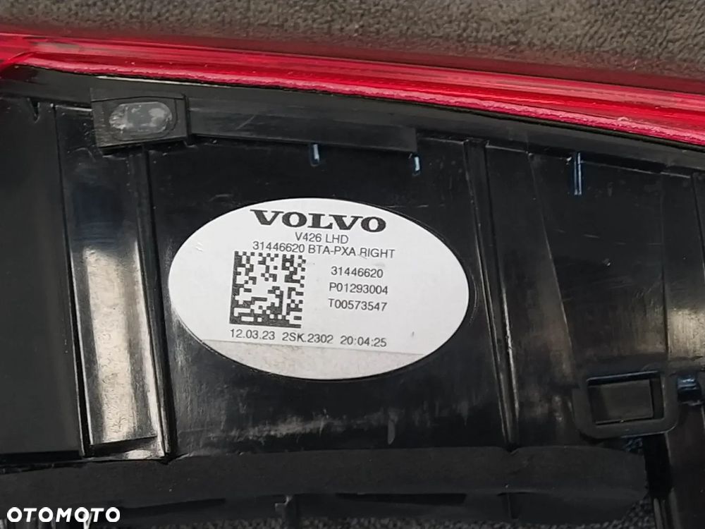 VOLVO XC60 II LAMPA LAMPY LEWA PRAWA TYŁ TYLNA W KLAPĘ ORYGINAŁ - 25