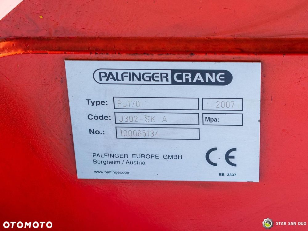 Volvo FH 520 8x2 PALFINGER PK 100002 HDS Żuraw Fly Jib - 20