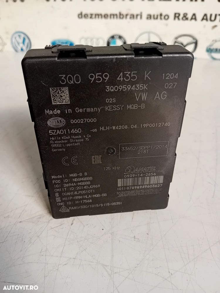 Modul Calculator Keyless Entry Vw Passat B8 AN 2015-2020 Cod 3Q0959435K - 5