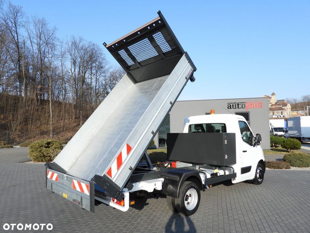 Opel MOVANO WYWROTKA TROJSTRONNA 3 MIEJSC BLIŹNIACZE KOŁA KLIMATYZACJA  130KM - 4