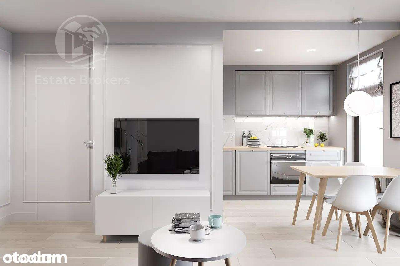 3 pokoje 46 m² z projektem wnętrza
