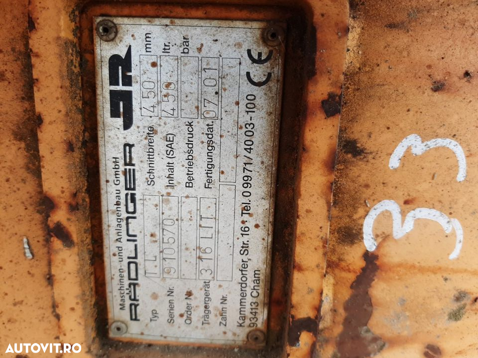 Cupa cu linba excavator Atlas ,Liebher,Komatsu, Case - 9