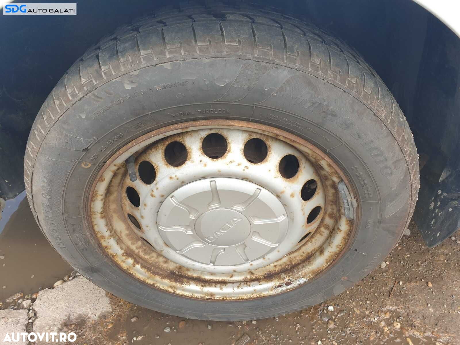 Set 4 Jante Roti Tabla cu Capace 185 65 15 R15 Dacia Sandero 2 2012 - 2020 Cod sdgjt15bds2 - 4