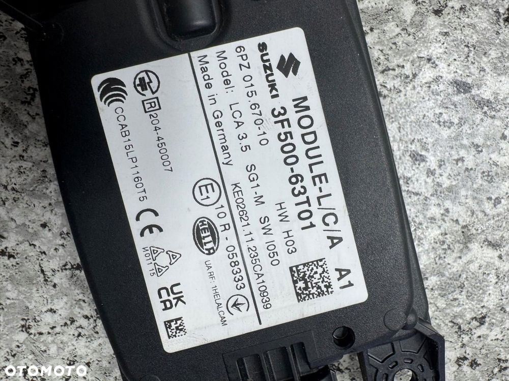 sensor czujnik martwego pola prawy suzuki s-cross ii 2021- 3f500-63t01 - 3