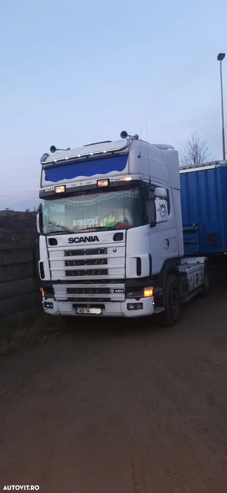 Bara proiectoare, Scania R, Topline, Highline, 7 x LED-uri, instalatie proiectoare si suporti - 8