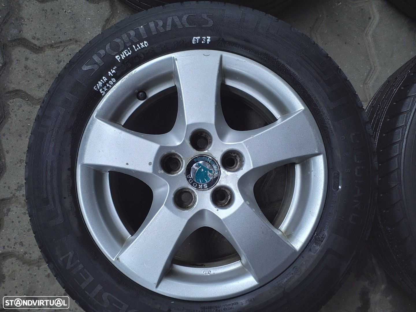 Jantes SKODA FABIA R14 furação 5x100 - 3