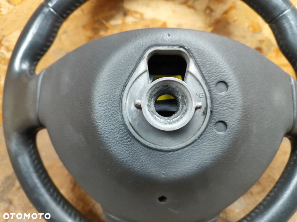 kierownica z poduszką SKÓRA airbag CZARNA do Renault laguna II 01-07r - 9