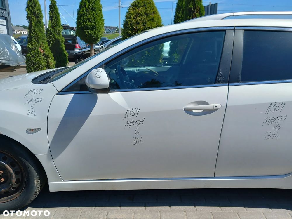 MAZDA 6 GH DRZWI LEWE PRZEDNIE LEWY PRZÓD KOLOR: 34K